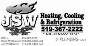 JSW Heating, Cooling & Refrigeration